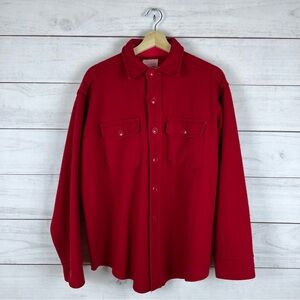 Vintage Melton Wintermaster Wool Button Shirt Jacket XL